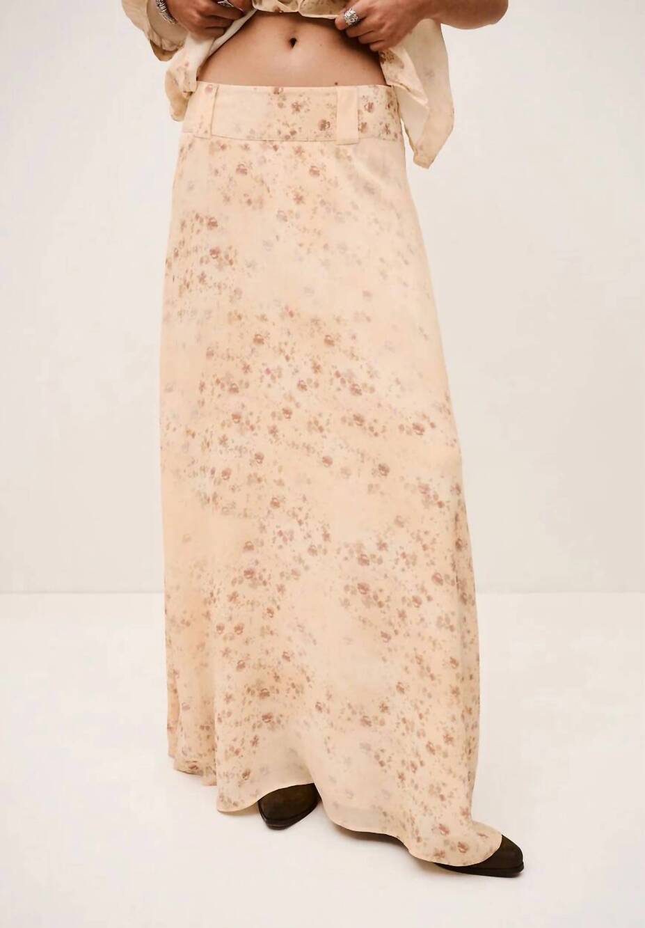 NEW BA&SH nattalina maxi skirt in ecru